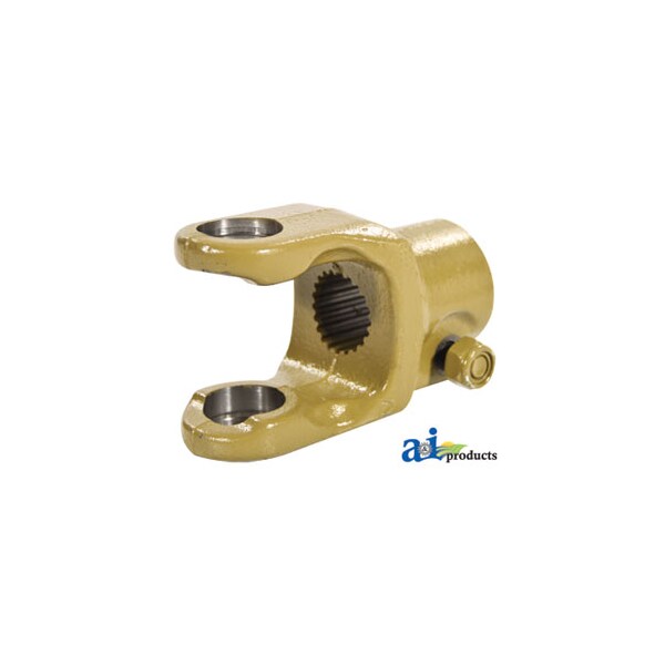 Implement Yoke, Splined 1 3/8" - 21 Spline w/ Clamp Bolt 5" x4" x3"